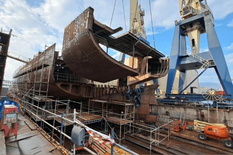 Marine Engine Room Propulsion Shaft Alignment